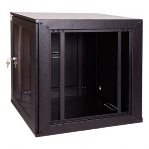  MINI RACK 8US X 19'' X 570MM (MONTADO) - PRETO