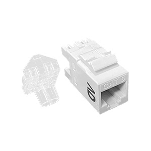 AD - 10357  KEYSTONE JACK CAT.6 UTP RJ45 180°