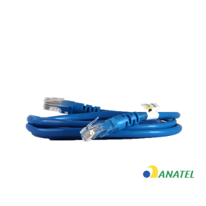 AD - 10282  PATCH CORD CAT.6 UTP - 1,5M - AZUL - 100% COBRE -
